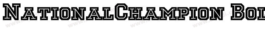 NationalChampion Bol字体转换 NationalChampion Bol字体转换